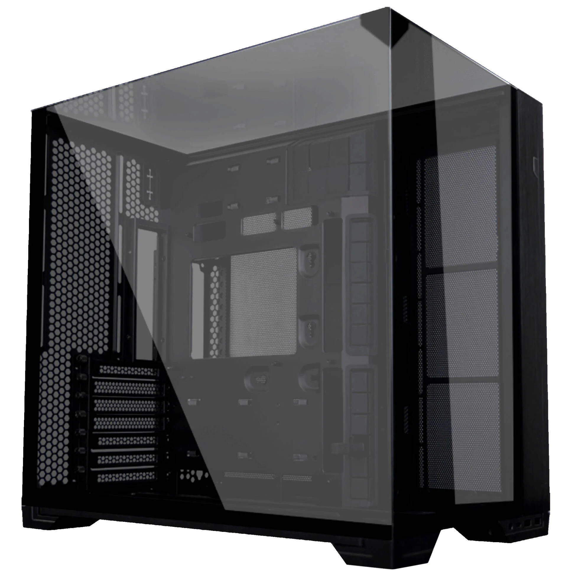 Lian Li O11 Vision Kompakt PC Kılıfı, Midi-Tower, E-ATX, Temperli Cam - siyah