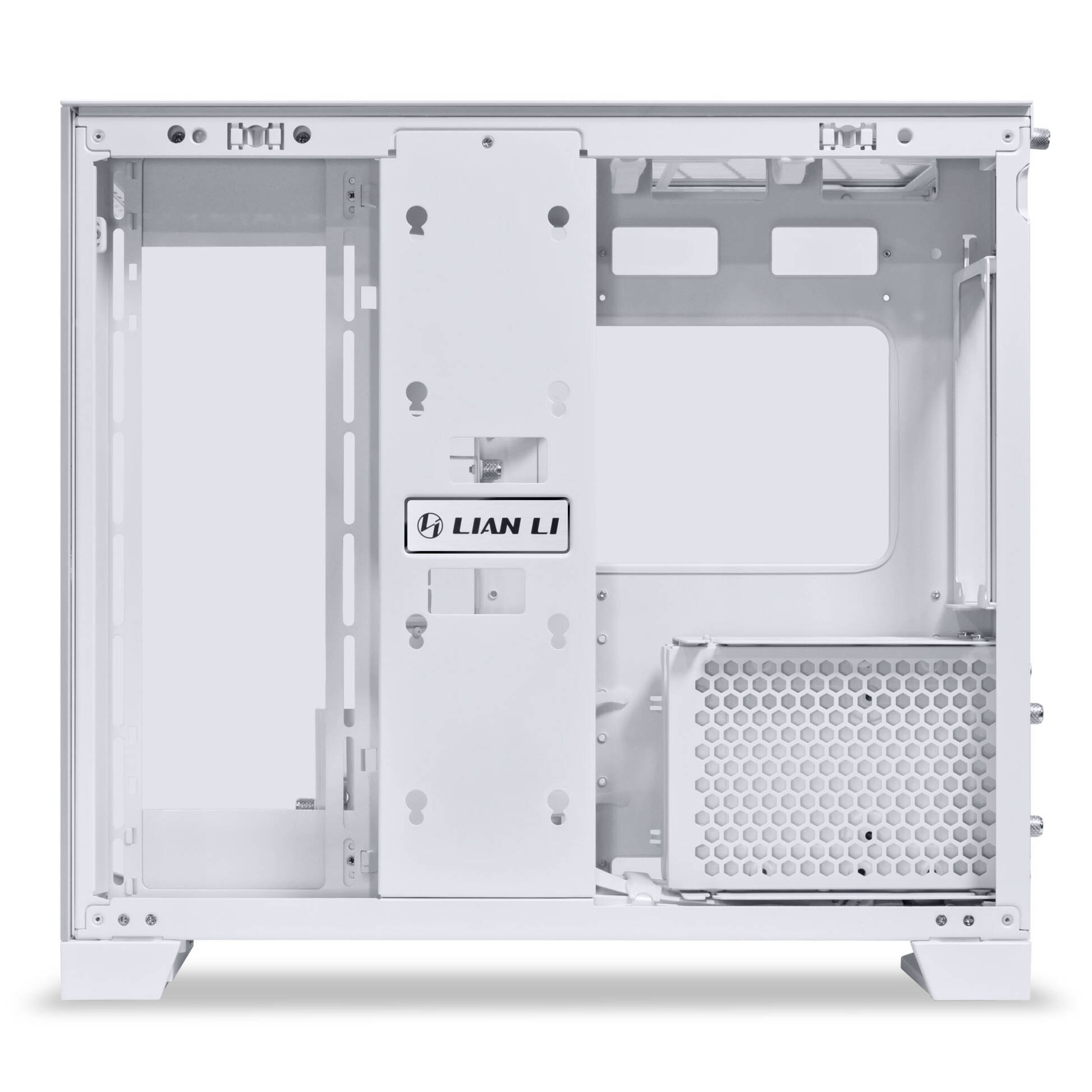 Lian Li O11 Dynamic Mini V2 PC Kılıf, Mini Kılıf, ATX, Temperli Cam - Beyaz - Görsel 6