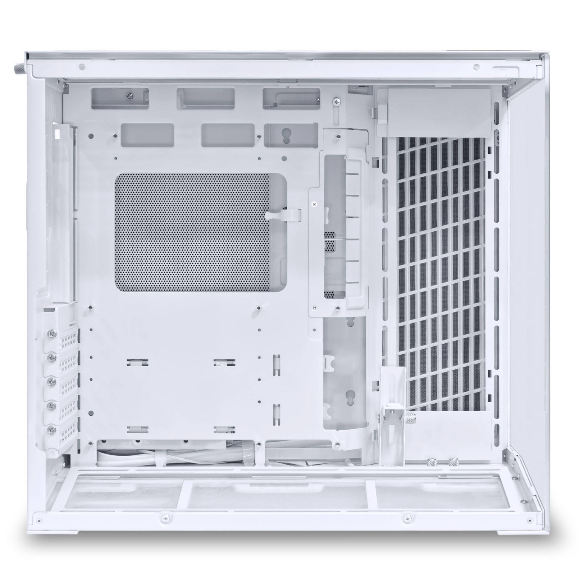 Lian Li O11 Dynamic Mini V2 PC Kılıf, Mini Kılıf, ATX, Temperli Cam - Beyaz - Görsel 2
