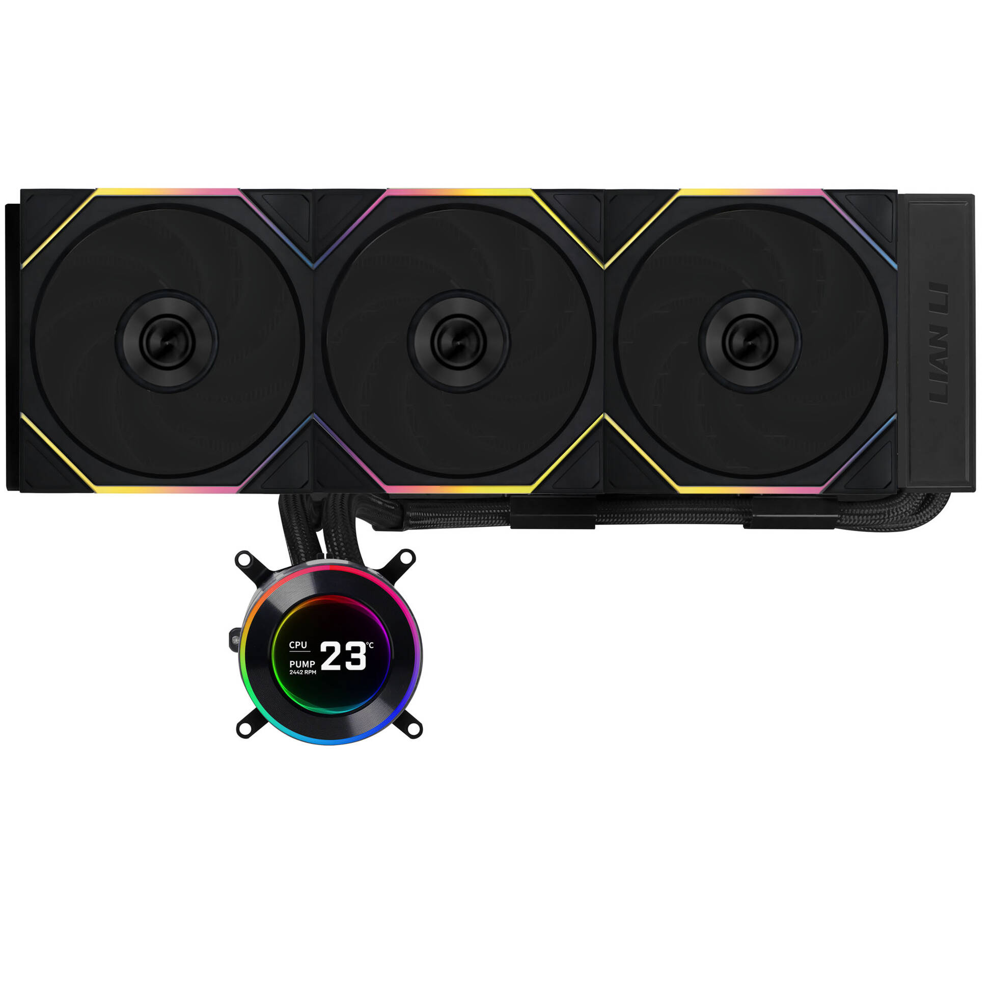 Lian Li HYDROSHIFT II LCD-C 360TL ARGB AiO Su Soğutma - siyah