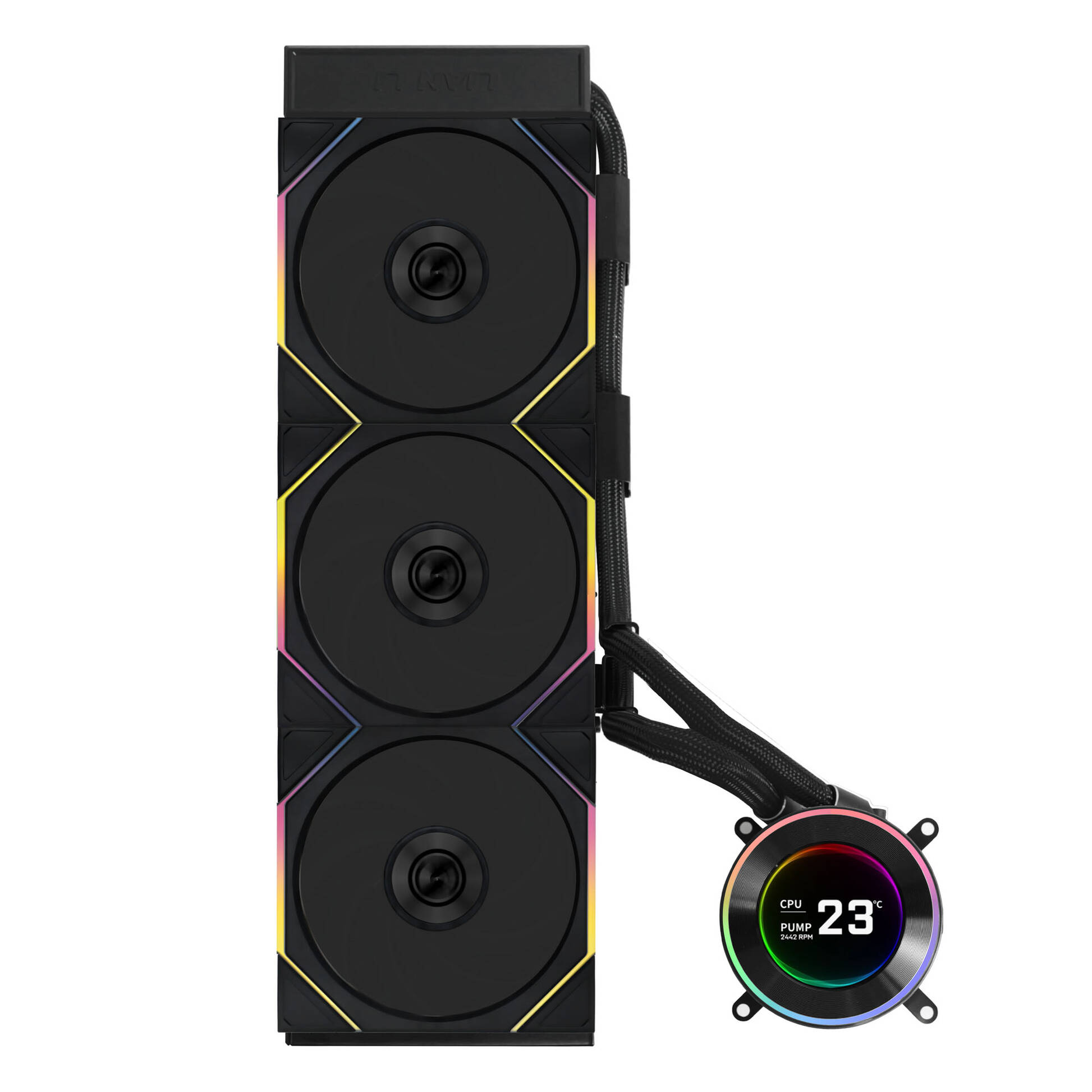 Lian Li HYDROSHIFT II LCD-C 360TL ARGB AiO Su Soğutma - siyah - Görsel 3
