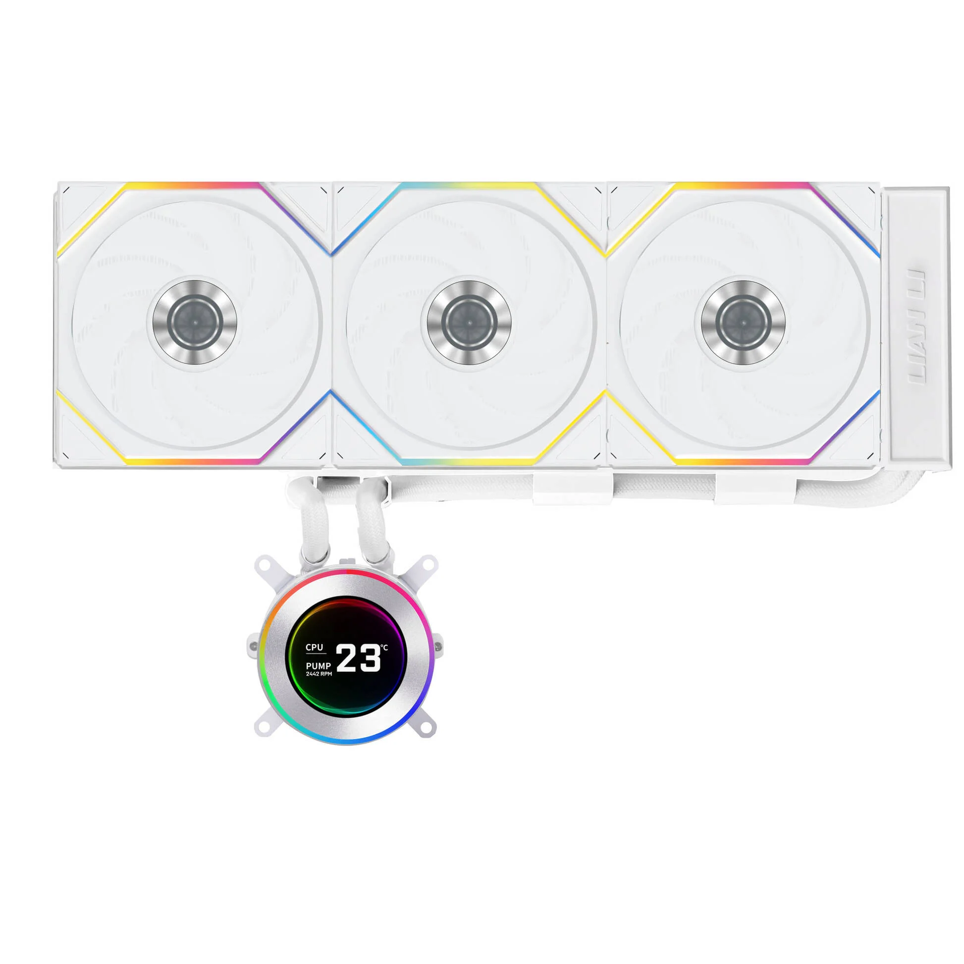Lian Li HYDROSHIFT II LCD-C 360TL ARGB AiO Su Soğutma - Beyaz