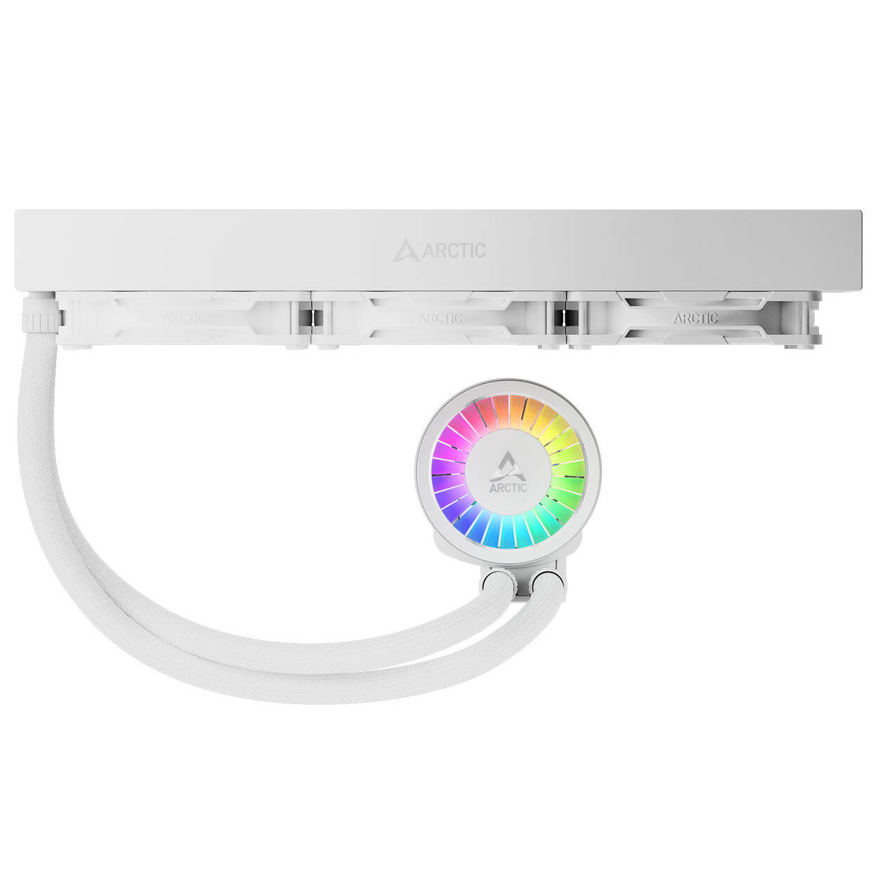 Arctic Liquid Freezer III Pro 360 ARGB AiO Su Soğutma - 360mm, beyaz - Görsel 3