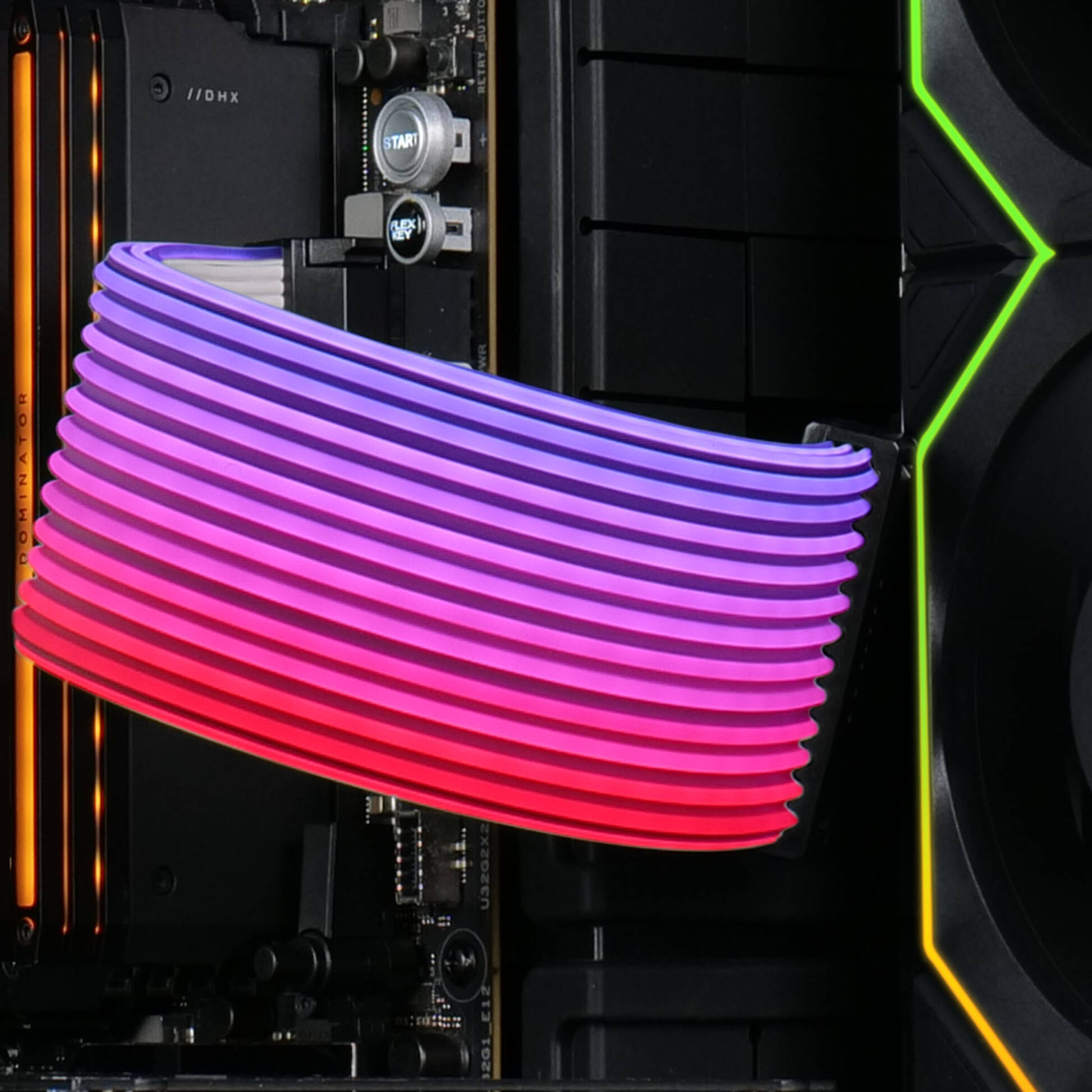 Lian Li Strimer Kablosuz 24-Pin RGB Anakart Kablosu - Görsel 5