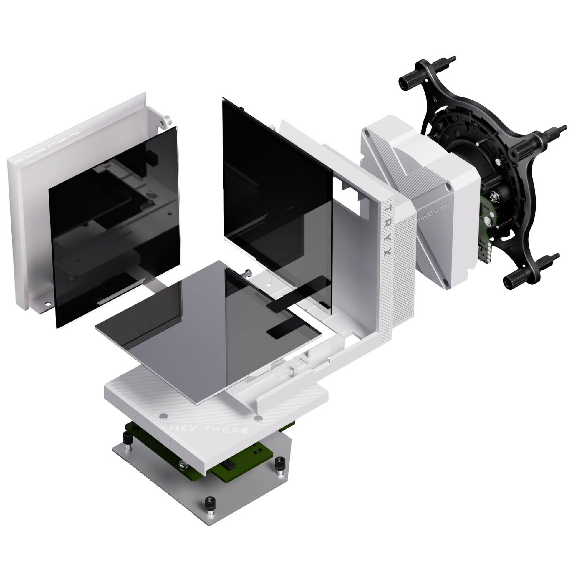 TRYX STAGE ARGB 360 AiO Su Soğutmalı, Çift IPS Ekranlı - 360mm, Beyaz - Görsel 9