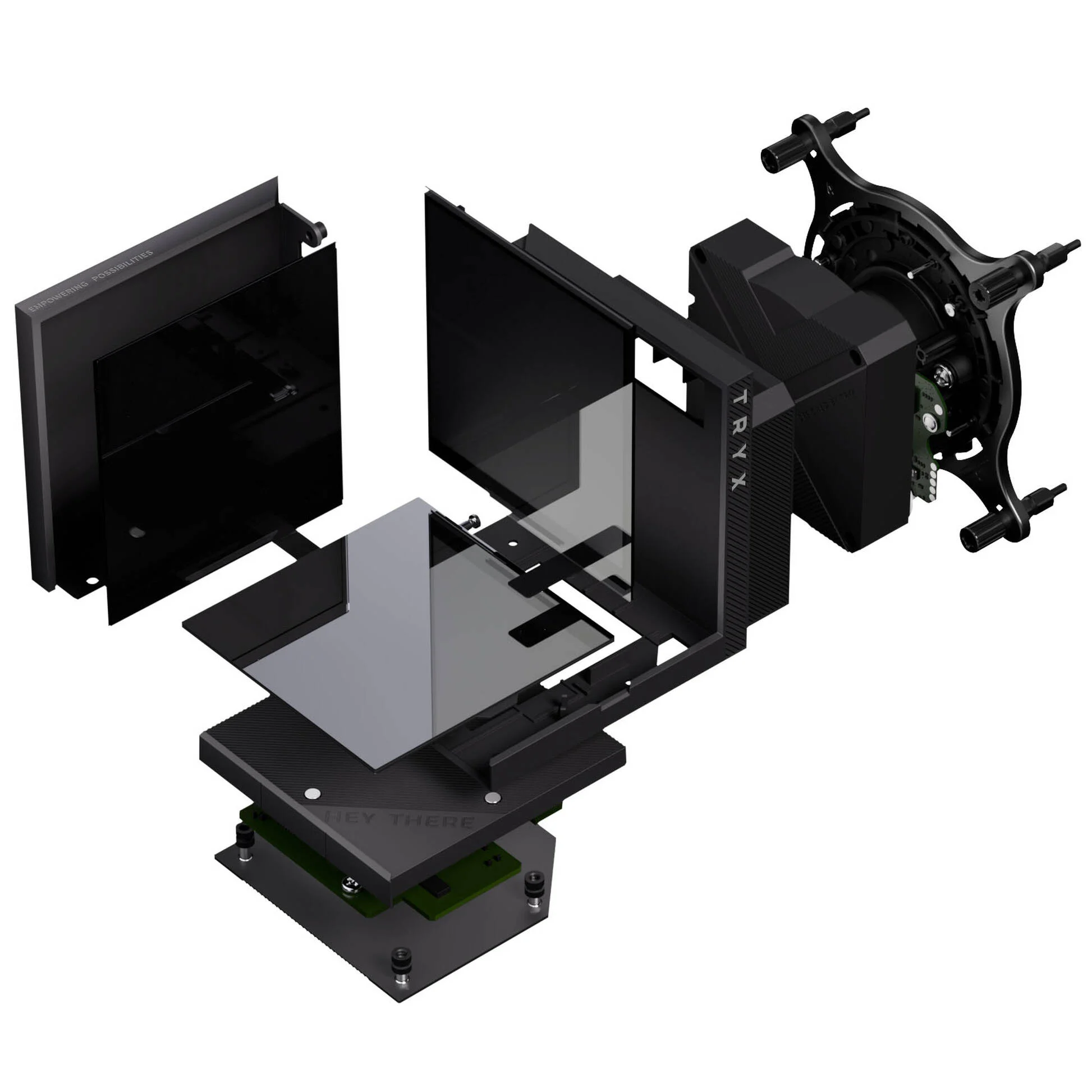 TRYX STAGE ARGB 360 AiO Su Soğutmalı, Çift IPS Ekranlı - 360mm, Siyah - Görsel 9